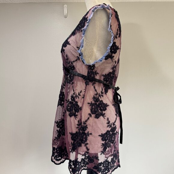 FREE PEOPLE Sheer Embroidered Sleeveless Top - Picture 2 of 7